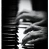 P.O.T.'s hands playing the grand piano during All the Right Reasons recording session. Photo by: Diana Lundin